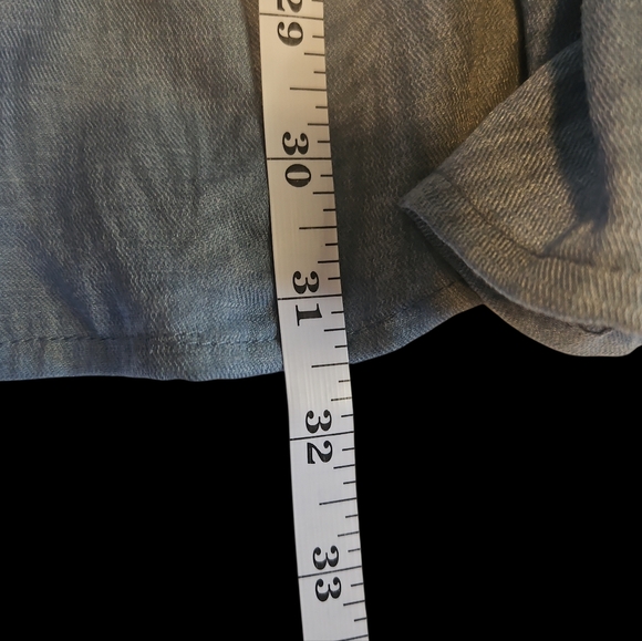 Mustard Seed Blue Tiered Sleeveless Dress | Size S - Picture 8 of 8